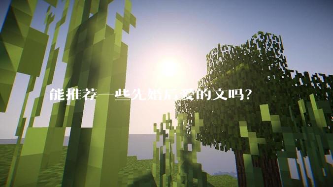 能推荐一些先婚后爱的文吗？