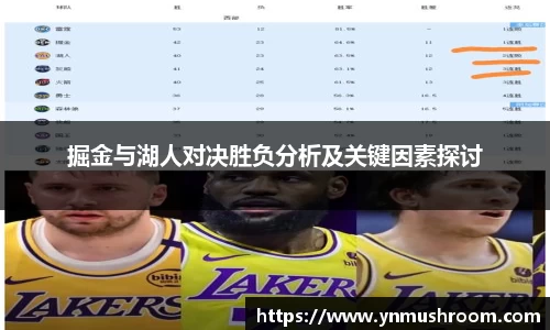 掘金与湖人对决胜负分析及关键因素探讨